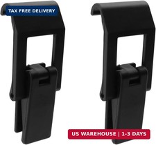 T Tulead Black Draw Latches POM Plastic Boat Latch Hatch Latch 3.5" 1.45", Pack