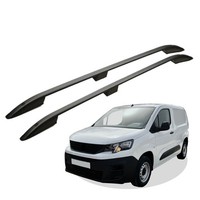 Dachreling Passend FüR Peugeot Partner 3 L2 Lang (Lwb) Baujahr Ab 2018 (Schwarz)