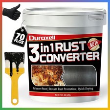 Rust Converter Paint Metal Primer Black 70 Oz Heavy-duty Automotive Fence Traile