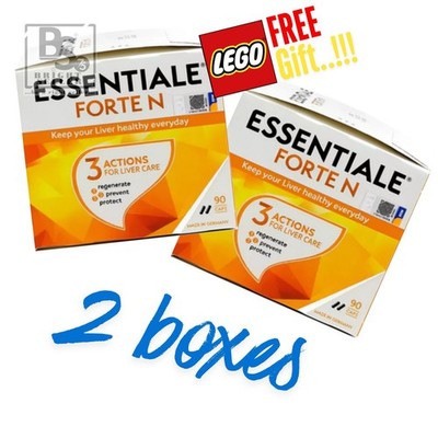 2 X Essentiale Forte N Liver Detox & Liver Tonic Supplement 90s - FREE Gift