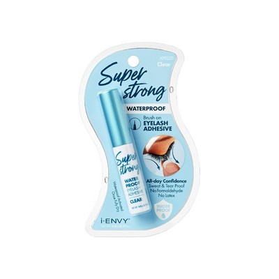Eyelash Adhesive Super Strong Waterproof Brush-On Clear 1 Pack Sweat & Tear