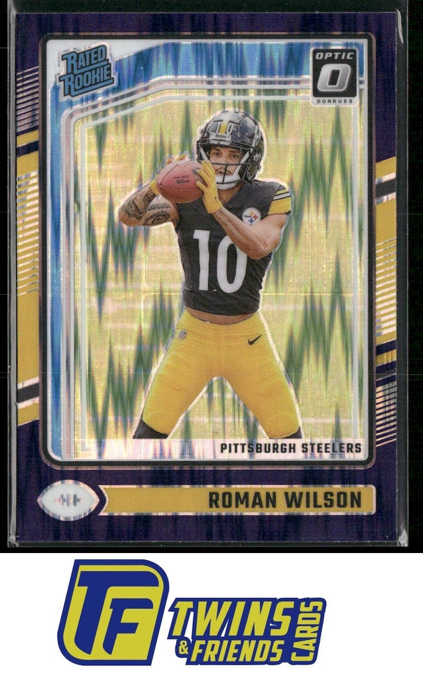 Roman Wilson Panini Donruss Optic #285 Purple Shock
