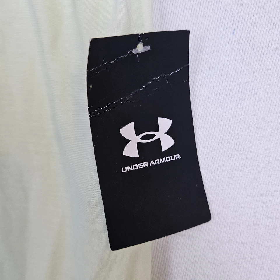 Under Armour Tank Women's Size Small Loose Fit Light Green Back Cutout 96510 - Image 4 of 4