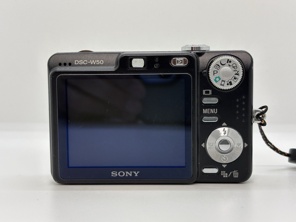 Sony Cyber-shot DSC-W50 6.0MP Digital Camera Carl Zeiss Lens