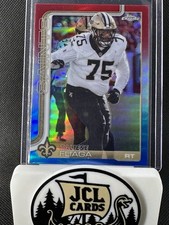 2025 Topps Chrome - Taliese Fuaga #219 Red, White & Blue Refractor