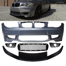 Sport EVO Stoßstange vorne Frontspoiler Lippe passt für BMW 1er E81 E82 E87 E88