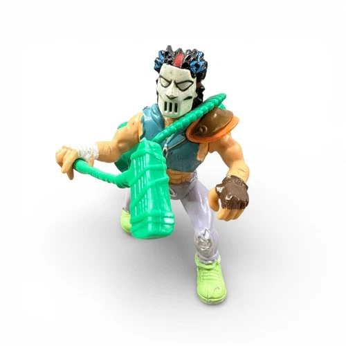 TMNT Teenage Mutant Ninja Turtles Casey Jones 1989 Playmates w/ Bag & Weapon
