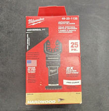 Milwaukee 49-25-1138 2" Japanese Tooth Oscillating Tool Blades 25 Pk