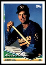 Kevin Seitzer 1994 Topps #411 Brewers MLB READ FREE SHIPPING AutographDen