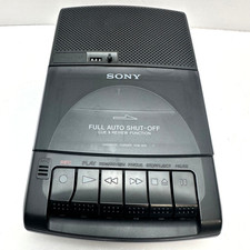 SONY TCM-929 Cassette Recorder Portable Tape Player Battery Works No Power Cord