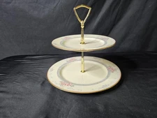 Noritake  Magnificence 2 Tier Tidbit Tray