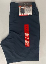 Weatherproof Vintage Men's Tech Shorts Regular Fit 34 BLUE 9" Inseam UPF50 Flex