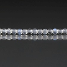 Rainbow Moonstone Beads 2mm Smooth Round Natural Gemstone 15" Strand DIY