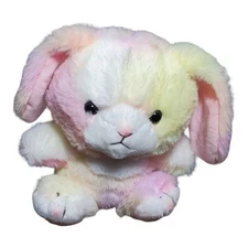 New Daiso Pastel Multicolor Rainbow Gradient Teddy Bear Plush Plus Free Shippin