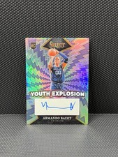 2024-25 Select Armando Bacot Youth Explosion Prizm RC Auto #YE-BAC Grizzlies