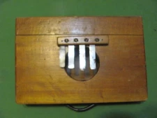 Vintage Primitive Instrument Marimbula Rhumba Box Not Working for parts only