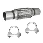 Exhaust Flexi Pipe Repair Kit For Vauxhall Corsa D E 1.2 1.4 Petrol Models UK