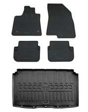 Gummi Fußmatten Kofferraumwanne für Dacia Sandero Stepway 3 2020- Gummimatten