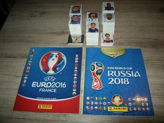 2600 Sticker Panini World Cup 2014 Brasilien & France 2016 & Russia 2018 Album