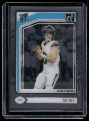 2024 Clearly Donruss #56 Bo Nix FOOTBALL Denver Broncos