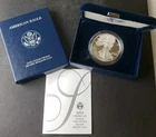 2004 W Proof $1 American Silver Eagle Dollar
