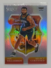 2024-25 Select No.10 Zion Williamson Select Certified Silver Holo Prizm 💥