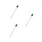 3Pcs Holiday Design Stainless Steel Drink Stirring Rods Christmas Party Supplies