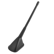 AUTUT Universal Decorative Car Antenna Black Plastic Stick-on