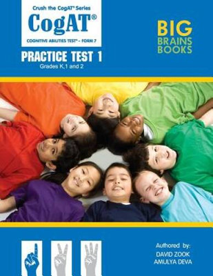 Crush the CogAT: Form 7 Practice Test 1 (Grades K, 1, and 2) - VERY GOOD