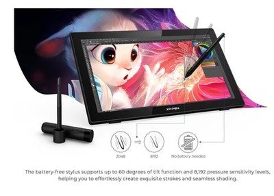 Drawing Tablet with Screen XPPen Artist 22 2nd Computer Graphics Tablet 122% sRG