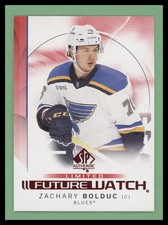 2024-25 SP Authentic Limited Red #105 Zachary Bolduc St. Louis Blues