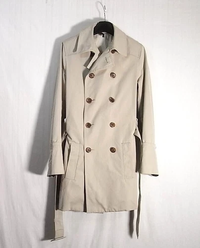 Trench coat Dior Homme gris kaki taille 44 bonne qualité