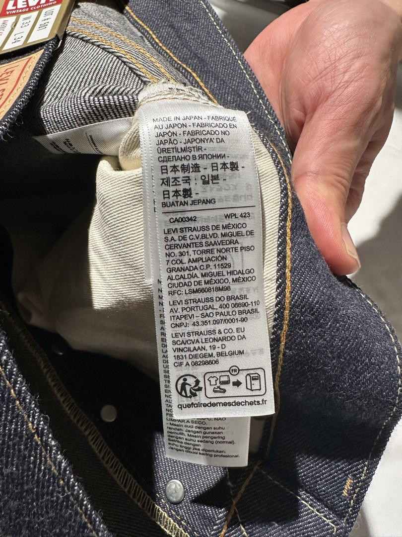 Levi's 501XX Denim Pants W33 L34 Made in Japan 1955 Model | eBay Levi's 501XX Denim Pants W33 L34 Made in Japan 1955 Model | eBay