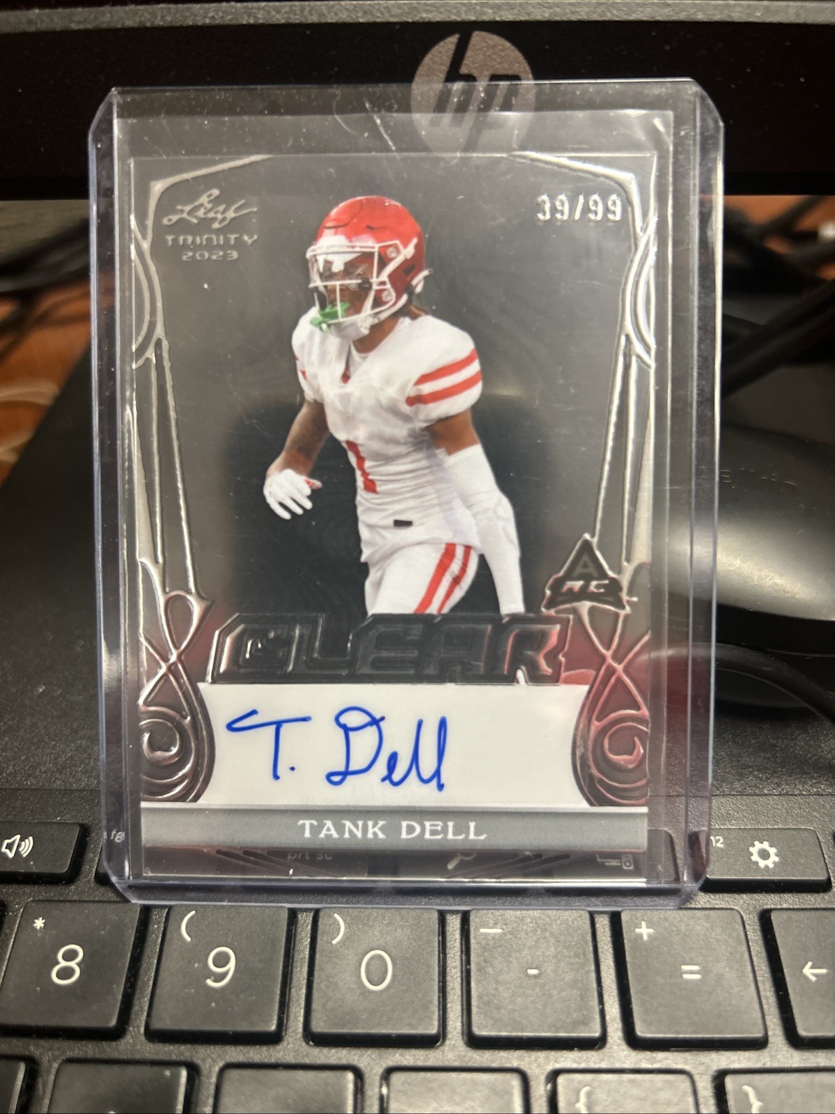 Tank Dell Leaf Trinity Clear Autographs #CATD1 Base