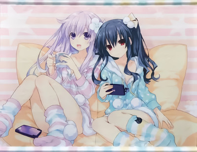 [Tapestry Wall scroll] Nepgear Uni Hyperdimension Neptunia B2 size Limited Japan