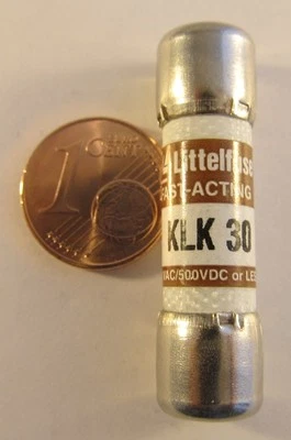 Littelfuse Midget Fuse KLK30 - 30A 600V - Bild 1 von 3
