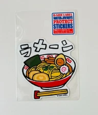 B-Side Label Ramen Sticker UV&Water protective Made in Japan