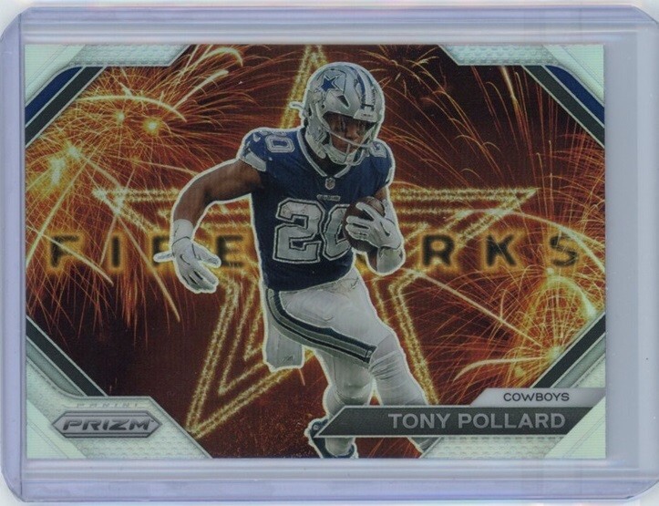 TONY POLLARD 2023 Panini Prizm Fireworks SILVER #F-15 Cowboys