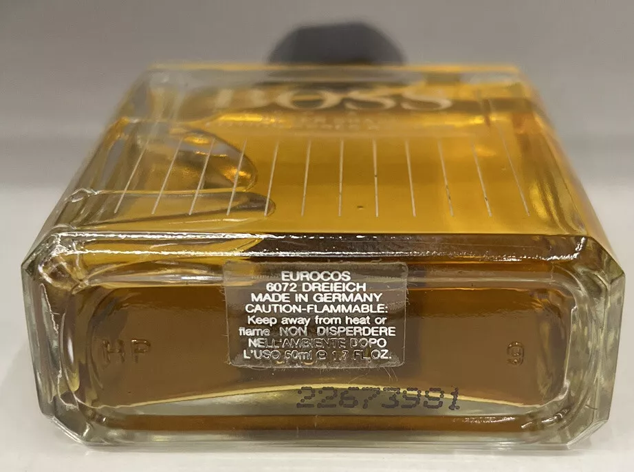 Hugo Boss Number one 1 For Men After Shave Lotion 1.7 OZ. 50 ml Classic Vintage