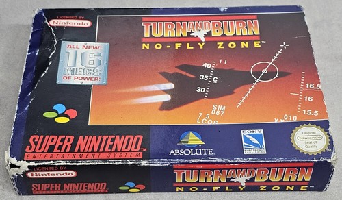Turn And Burn No-Fly Zone Nintendo SNES PAL UKV - Picture 8 of 14