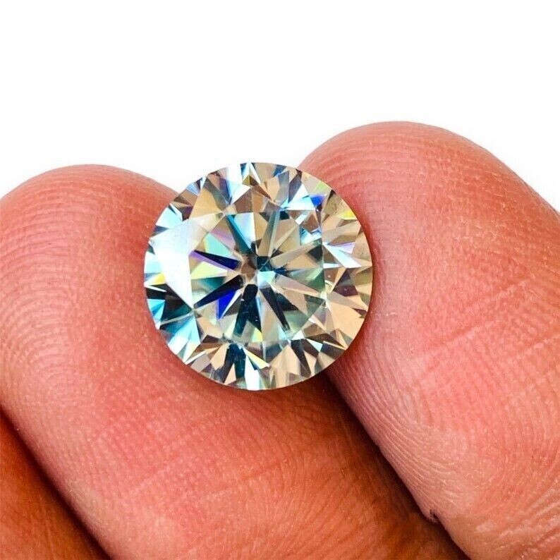 10 Diamants Naturels Ronds 1.00 CT - Couleur D, Clarté VVS1 - Qualité Exceptionnelle