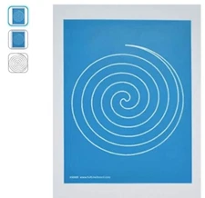 30409 Spiral Circle Stencil 7”L x 7” W 