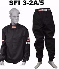 USAC FIRE SUIT JACKET  PANTS 2 LAYER SFI 5 RACE SFI 3-2A/5 SM MD LG XL 2X 3X 4X