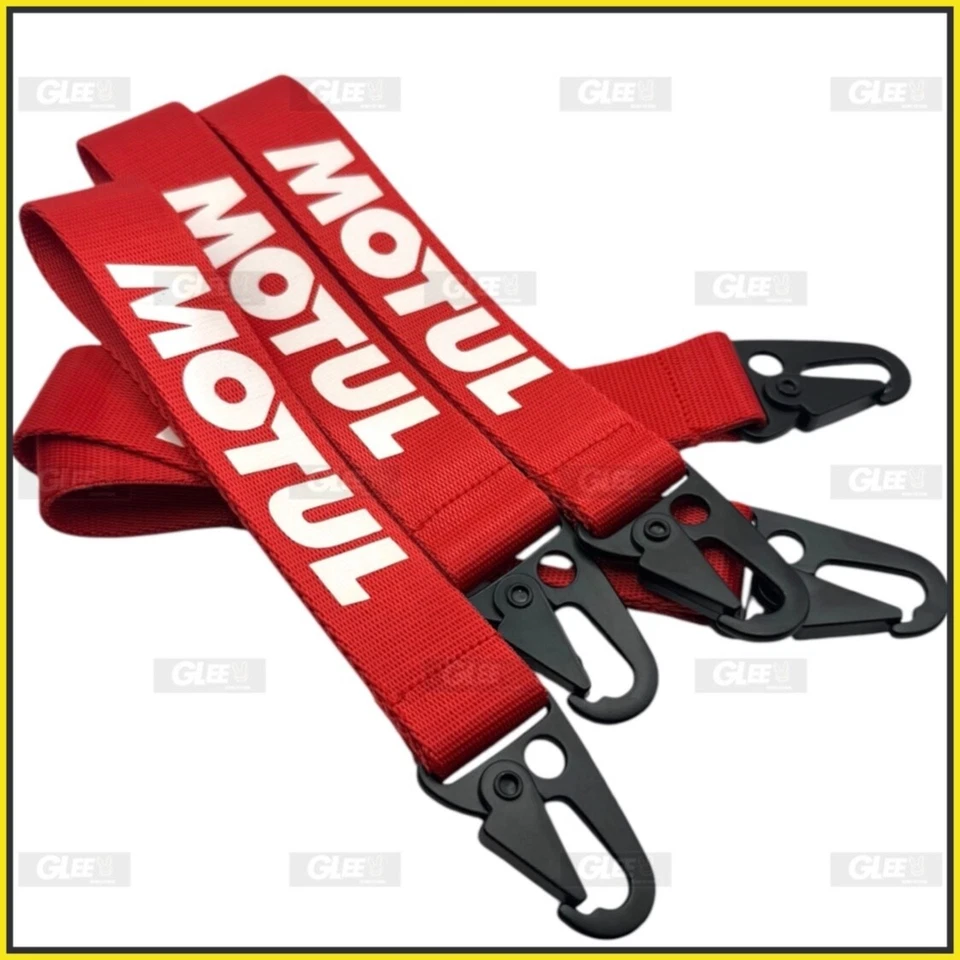 Quality MOTUL Motorsport Keychain Wrist Strap MotoGP Bike Fabric  Key Chain - Image 2 of 2