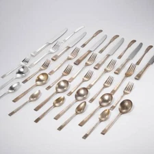 National Silver Co Calvalcade Silverplate Mixed Flatware Set 33 pc Lot