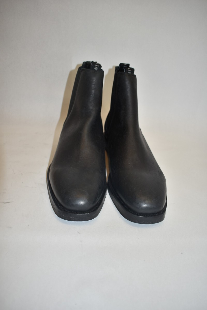 ALLSAINTS Men\'s Eli Pull On Chelsea Boots Distressed Black 46 EU 13 US All Saints | Shoes | Allsaints Mens Eli Pull On Chelsea  main image 2
