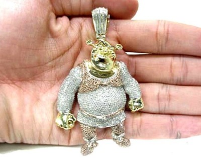 shrek diamond chain