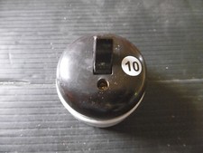 INTERRUPTEUR LEGRAND ROND PLASTIQUE  PORCELAINE ANCIEN VINTAGE COURSIVE ATELIER