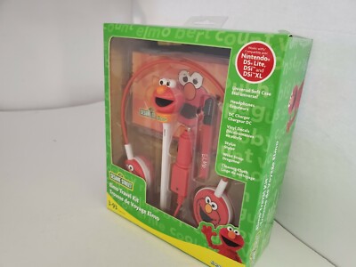 NEW Dreamgear SESAME STREET ELMO Case,Headphones,Car Charger for DS Lite  ##YY10