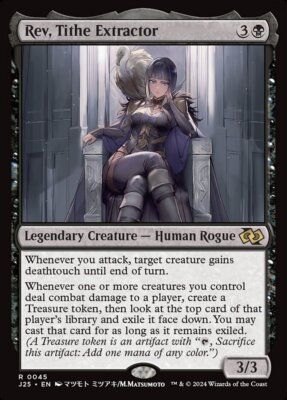 MTG Magic the Gathering Rev, Tithe Extractor (45/779) Foundations Jumpstart LP